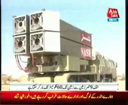 Pakistan test-fires Hatf IX (Nasr) missile