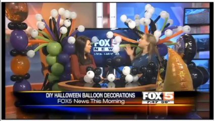 Sandi Masori on Fox 5 Vegas teaching DIY Balloon Decor