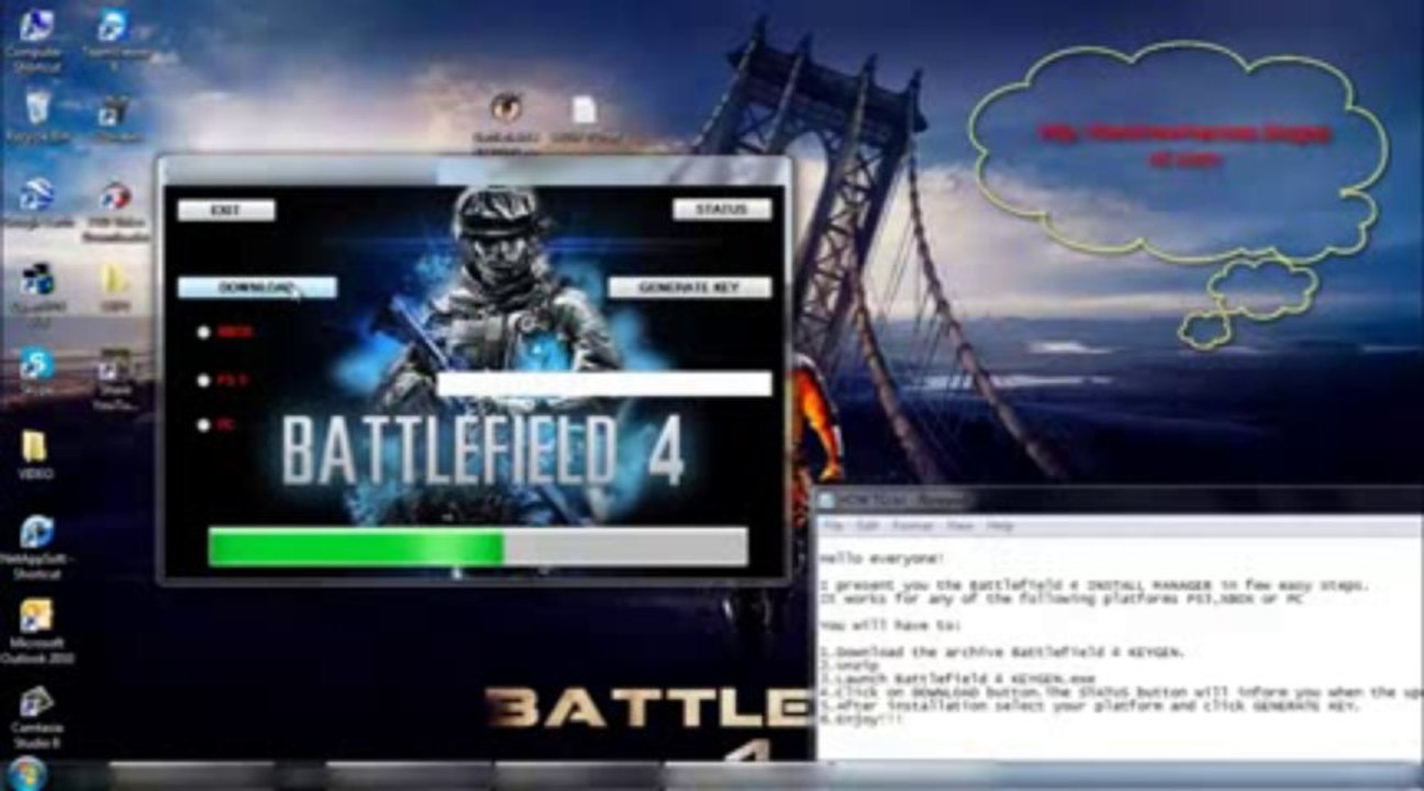 Battlefield 4 ; Keygen Crack ; Link in Description + Torrent