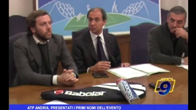 ATP Andria, presentati i primi nomi dell'evento