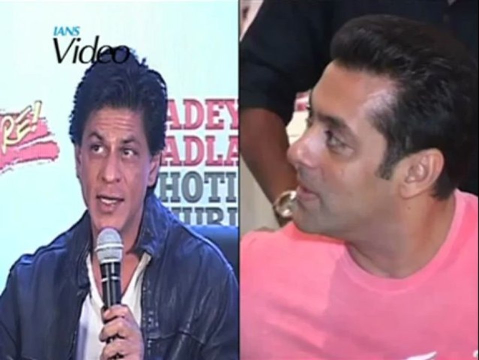 No personal angst or ego between me and Salman Khan says SRK