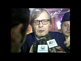 Salerno - Sgarbi inaugura "Luci d'Artista" (03.11.13)