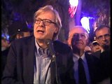 Salerno - Sgarbi inaugura 