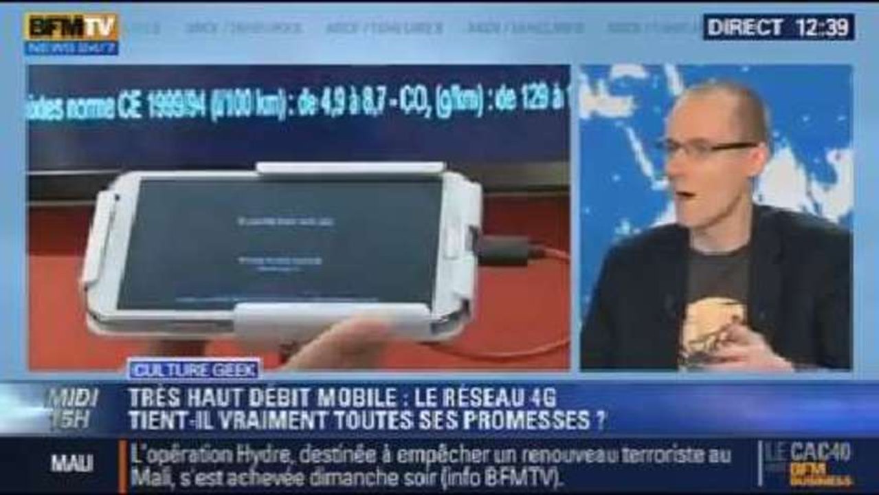 Culture Geek: très haut débit mobile, la 4G tient-elle toutes ses promesses ? - 05/11