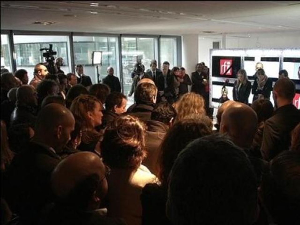 Journalistes tués au Mali: une minute de silence observée au siège de RFI - 05/11