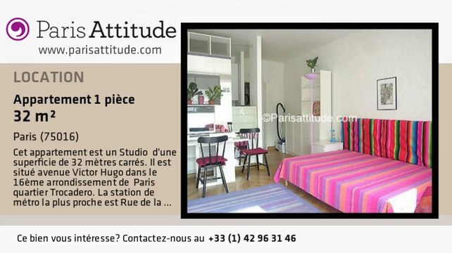 Appartement Studio à louer - Rue de la Pompe, Paris - Ref. 3169