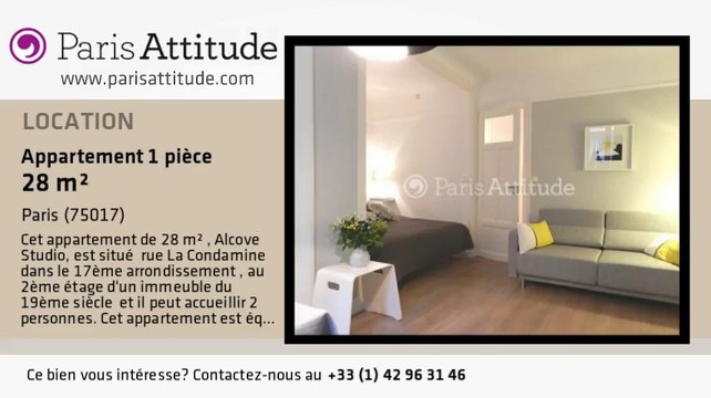Appartement Alcove Studio à louer - Batignolles, Paris - Ref. 8061