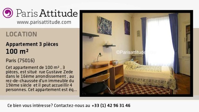 Appartement 2 Chambres à louer - La Muette, Paris - Ref. 7607