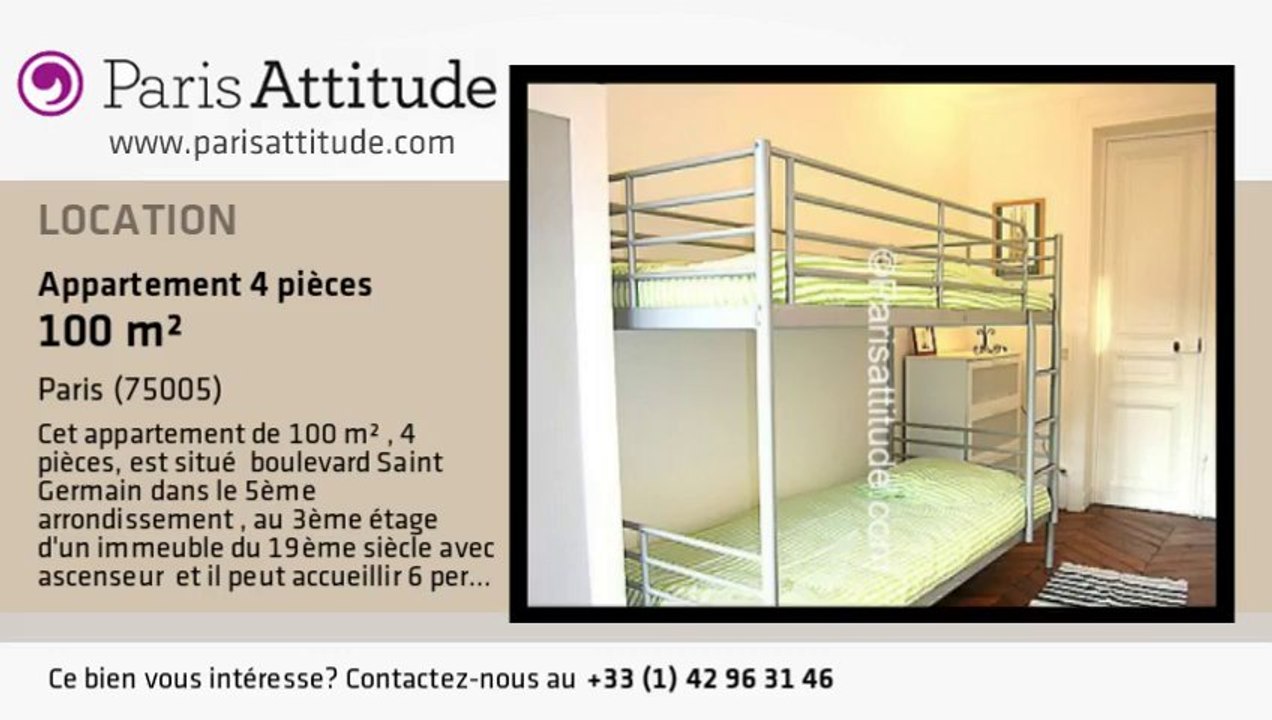 Appartement 3 Chambres à louer - Quartier Latin/St Michel, Paris - Ref. 2704