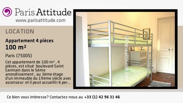 Appartement 3 Chambres à louer - Quartier Latin/St Michel, Paris - Ref. 2704