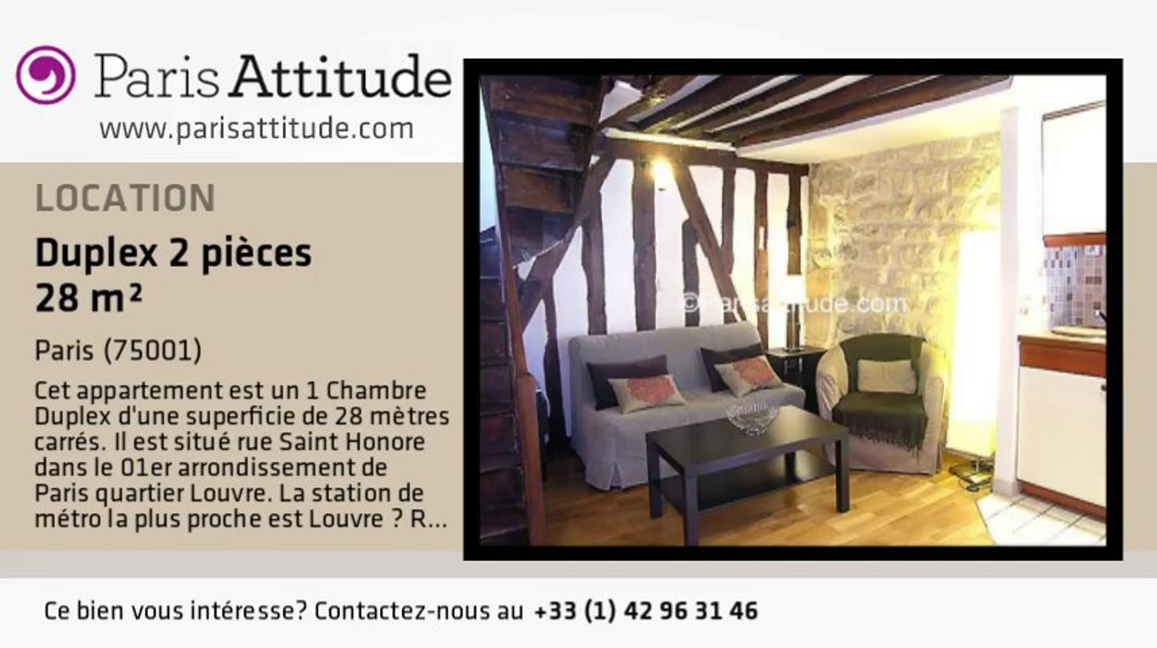Duplex 1 Chambre à louer - Châtelet, Paris - Ref. 4448