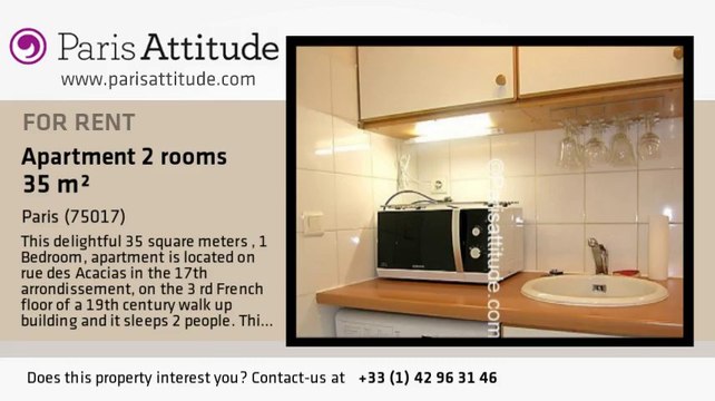 1 Bedroom Apartment for rent - Arc de Triomphe, Paris - Ref. 6401