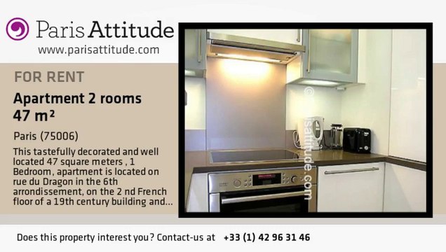 1 Bedroom Apartment for rent - St Germain, Paris - Ref. 6554
