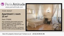 Studio Apartment for rent - St Paul, Paris - Ref. 8805