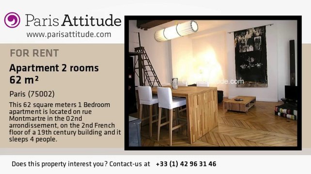 1 Bedroom Apartment for rent - Montorgueil, Paris - Ref. 4728