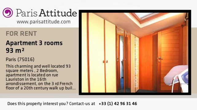 2 Bedroom Duplex for rent - Arc de Triomphe, Paris - Ref. 6653