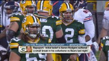 Rodgers has small break in his collarbone