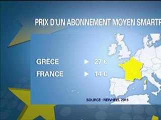 Tour d'Europe: les Français payent leur abonnement téléphonique moins cher que les Grecs - 05/11