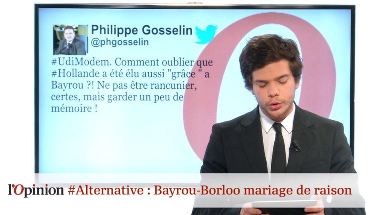 #tweetclash : #Alternative : Bayrou-Borloo un mariage de raison