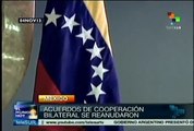 Relaciones entre México y Venezuela están totalmente restablecidas