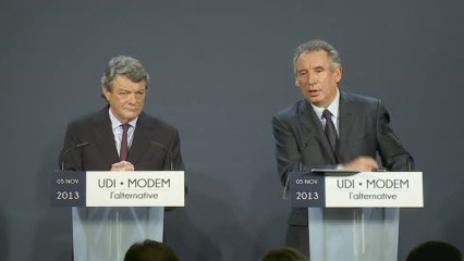 UDI-MoDem, l'alternative - Conférence de presse - 051113