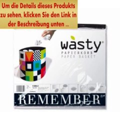 Angebote REMEMBER® Papierkorb Wasty "Signale"