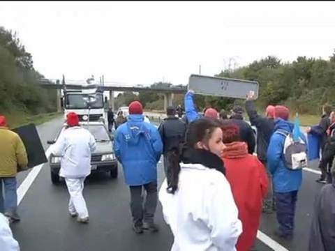 Tilly-Sabco: le blocage de la nationale entre Morlaix et Rennes décidée après une assemblée générale - 05/11