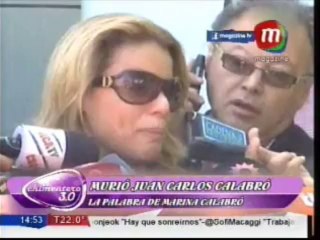 Mariana e Iliana Calabró hablaron tras el fallecimiento de su padre