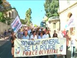 Restrictions budgétaires : La police proteste (Montpellier)