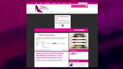 'She's A Homewrecker' Website Shames 'The Other Woman'