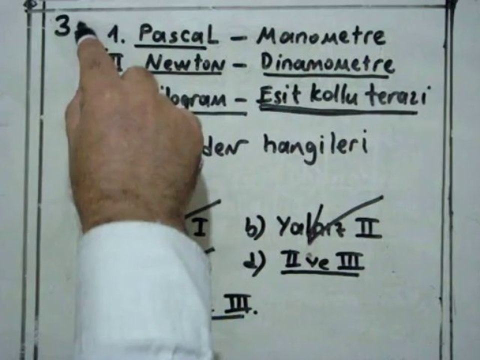 OKYANUS YGS  FİZİK  VİDEO ÇÖZÜMÜ -SORU-3