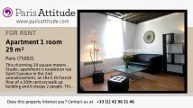 Studio Apartment for rent - Montorgueil, Paris - Ref. 7330