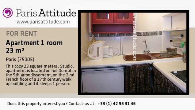 Studio Apartment for rent - Quartier Latin/St Michel, Paris - Ref. 3772