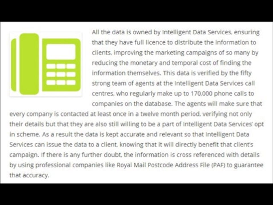 Intelligent Data Services l About