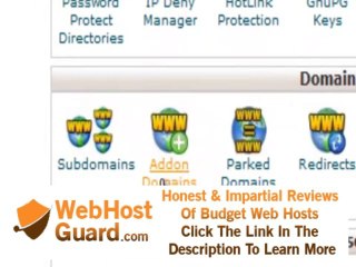 How to add domain (by "Addon Domains") using web hosting cPanel