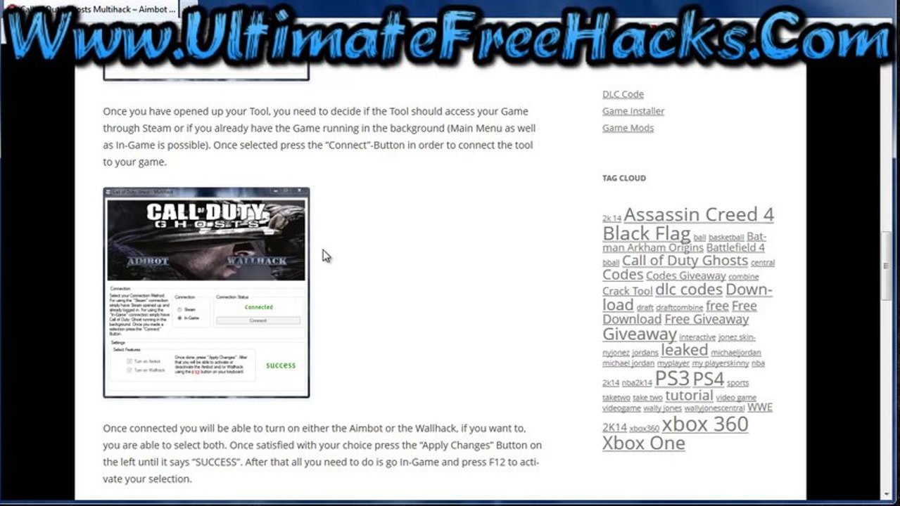 Call of Duty Ghosts Steam Hack Free - COD Ghosts Aimbot Free