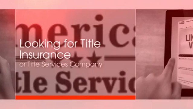 title insurance & title service company