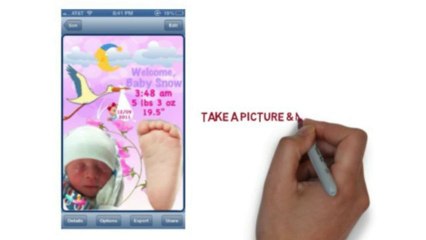 Capture the memories of your child's growth with Baby Prints! App Free!