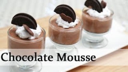 Chocolate Mousse - Sweet Chocolate Dessert Recipe By Ruchi Bharani [HD]