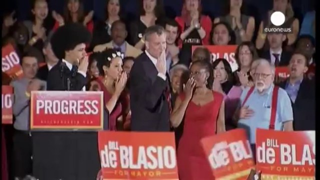 L'italoamericano Bill De Blasio nuovo sindaco di New York