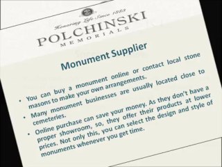 Things To Know Before Buying A Headstone or Monument