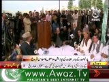 Opposition parties hold protest session outside Parliament House