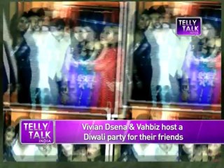 RK of Madhubala aka Vivian Dsena & Vahbbiz Dorabjee host a Diwali Party for their friends