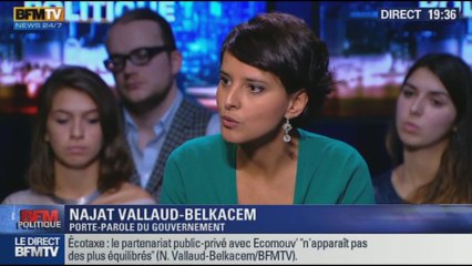 Najat Vallaud-Belkacem face à Luc Chatel sur BFM Politique