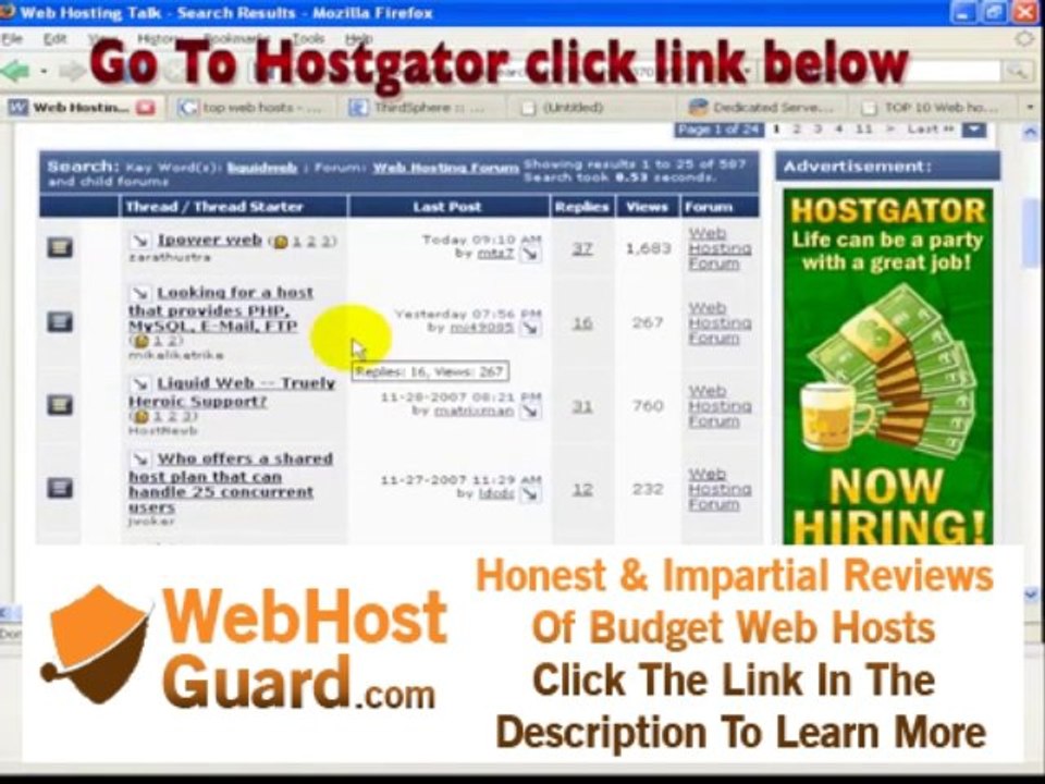 How To Select Your Hosting Service :  Marketing  Video 2