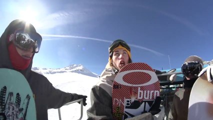 Hoppipolla Headwear - Stubai shred with Stale Sandbech, Alek Oestreng and Halldor Helgason