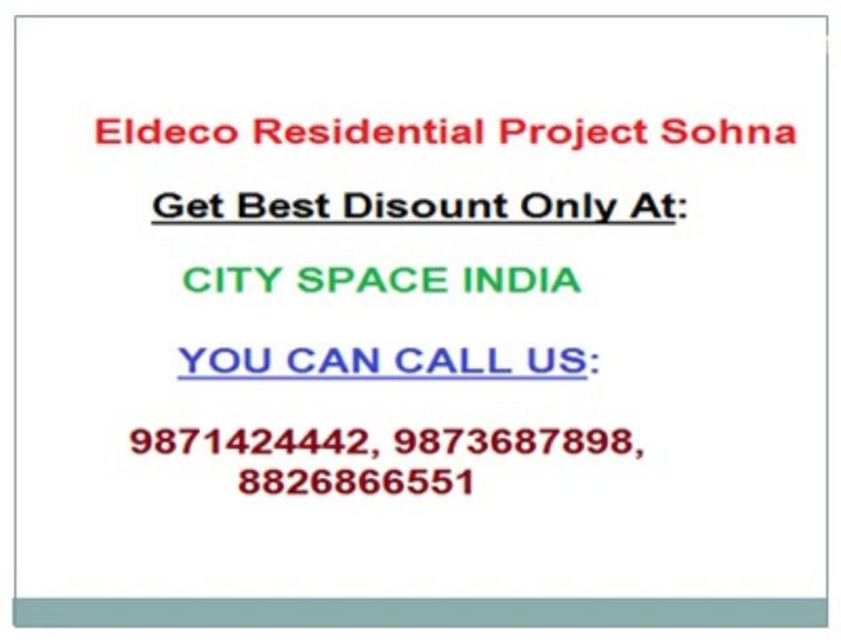 eldeco sohna gurgaon((9871424442/9873687898))sector 2 gurgaon
