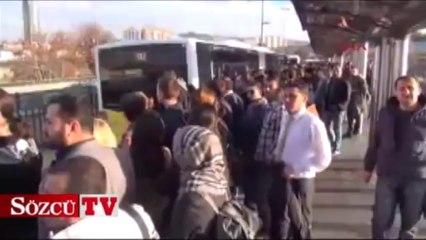 Metrobüs yine arızlandı