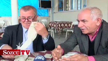 Çorap ören erkeklerin köyü