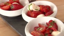 Recette de Salade de tomates, mozzarella - 750 Grammes